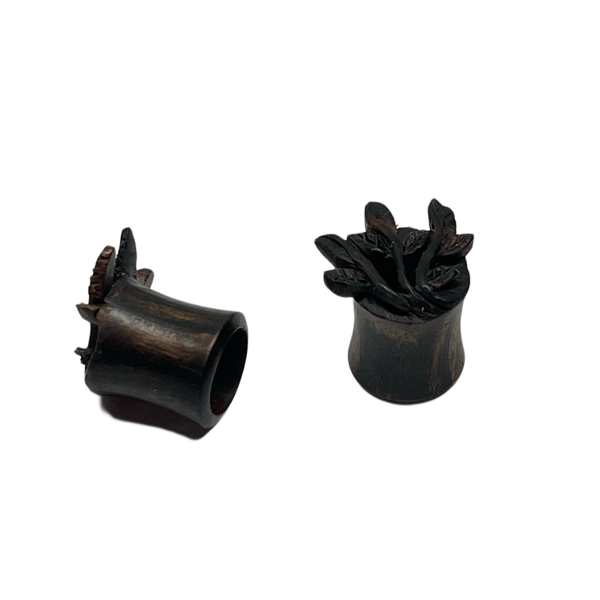 00G Arang Wood Bittersweet Ivy Double Flared Plugs