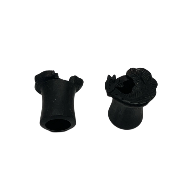 00G Arang Wood Elven Leaf Double Flared Eyelets