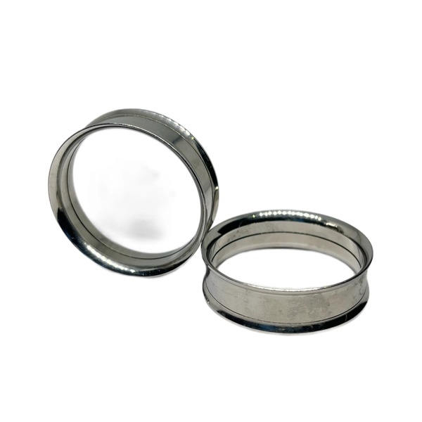 35mm Steel Double Flared Screw-Back Tunnels