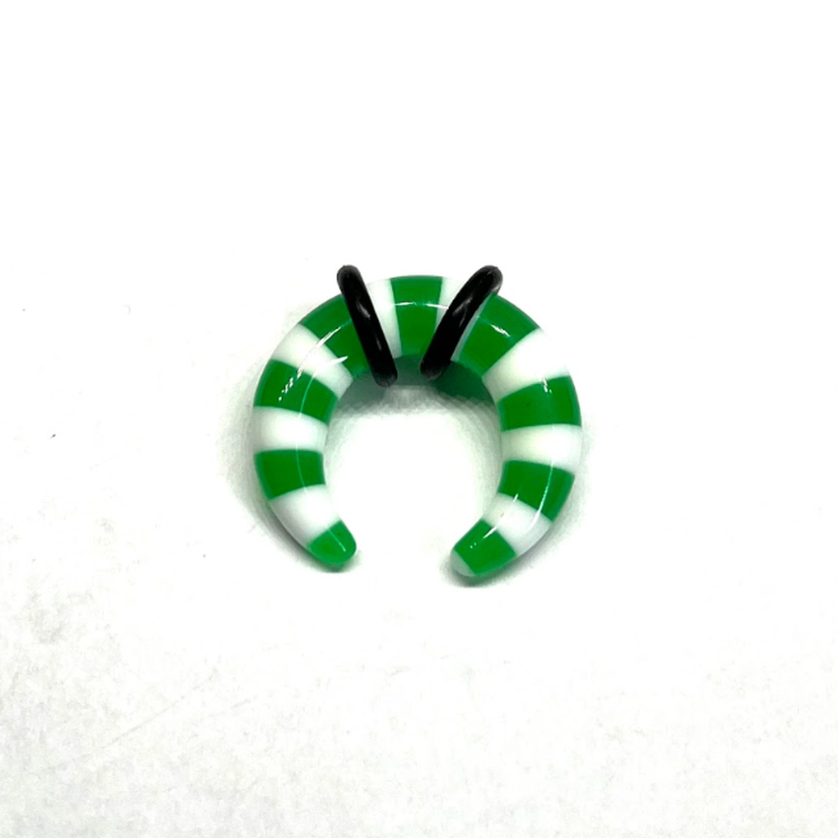 2G Green_White Striped Acrylic Pincher