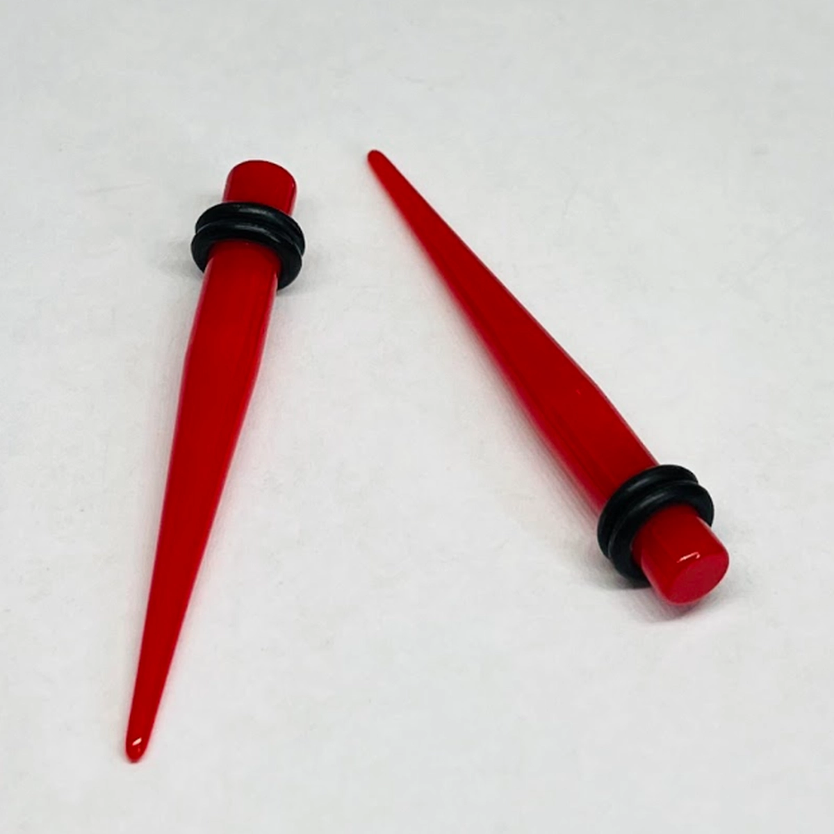 2G Red Long Acrylic Tapers