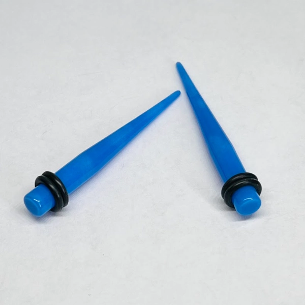 2G Sky Blue Long Acrylic Tapers