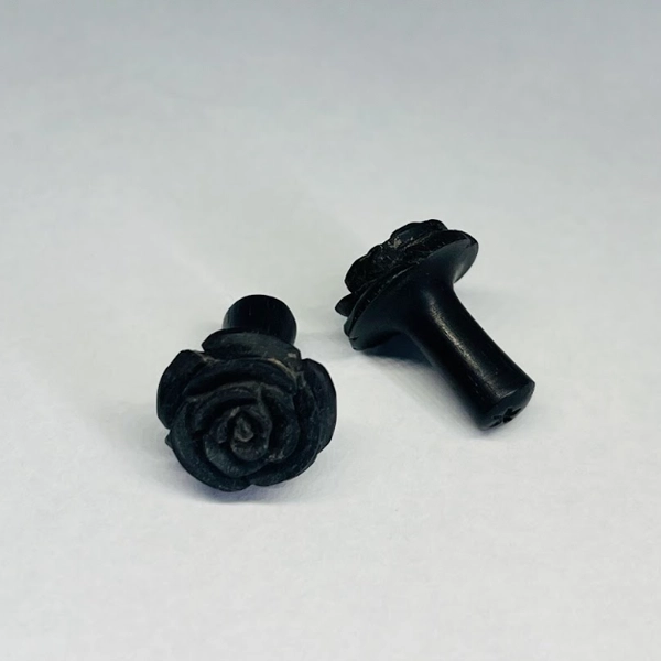 4G Arang Wood Double Flared Rose Plugs