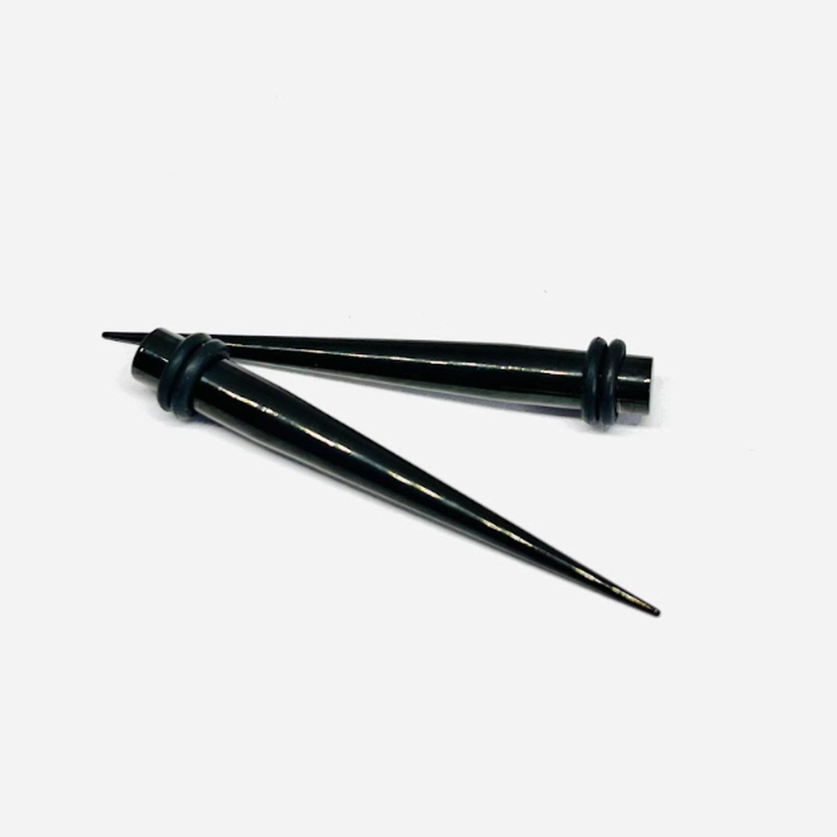 4G Black Steel Long Tapers