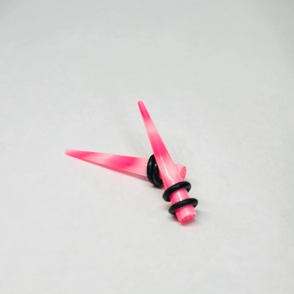 4G Pink_White Spiral Top Medium Tapers