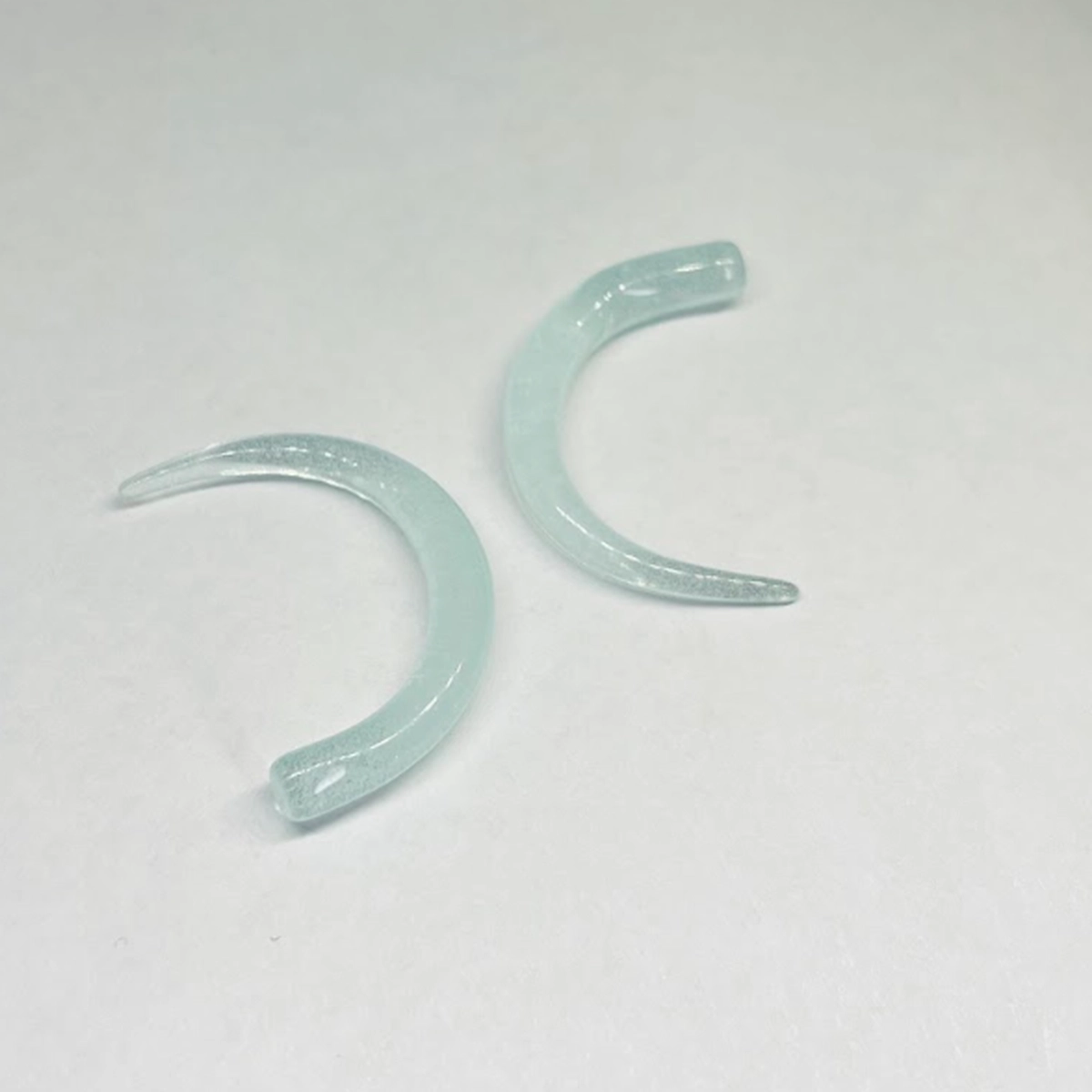 7G Glow In The Dark Mint Green Acrylic Talon Tapers