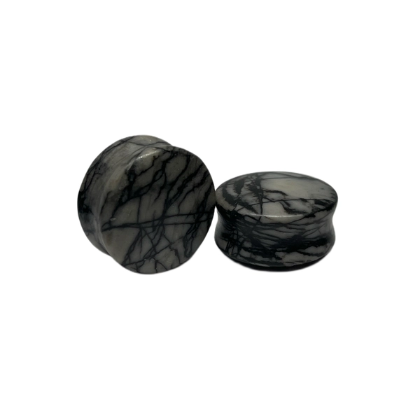 7/8 Picasso Jasper Double Flared Plugs