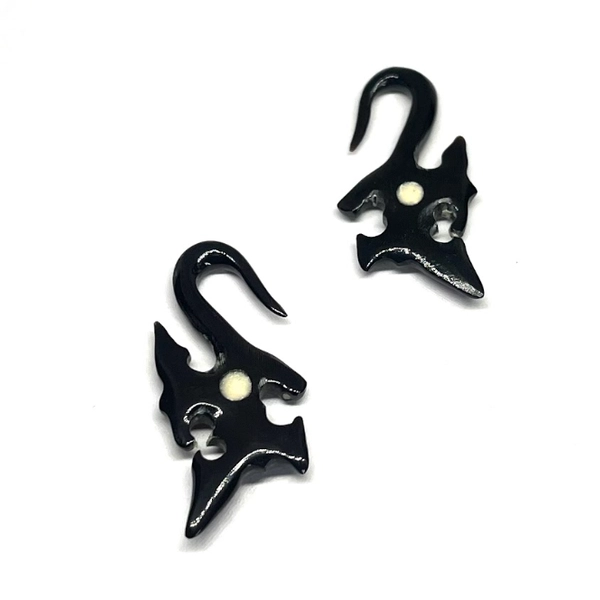 8G Indigenous Horn Hangers with White Dot