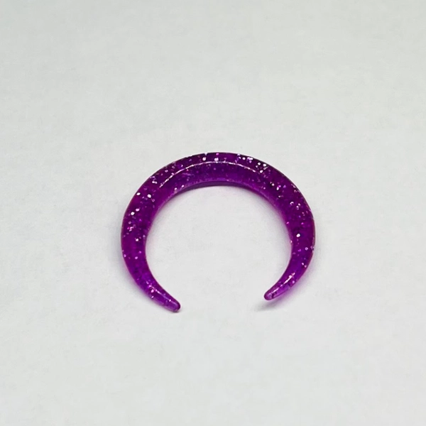 8G Purple Transparent Glitter Pincher
